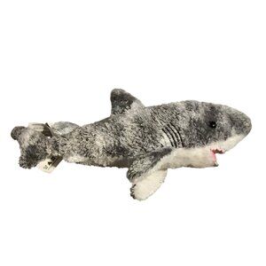 Aurora World Gray Shark Plush Toy Stuffed Animal 12" Soft Ocean